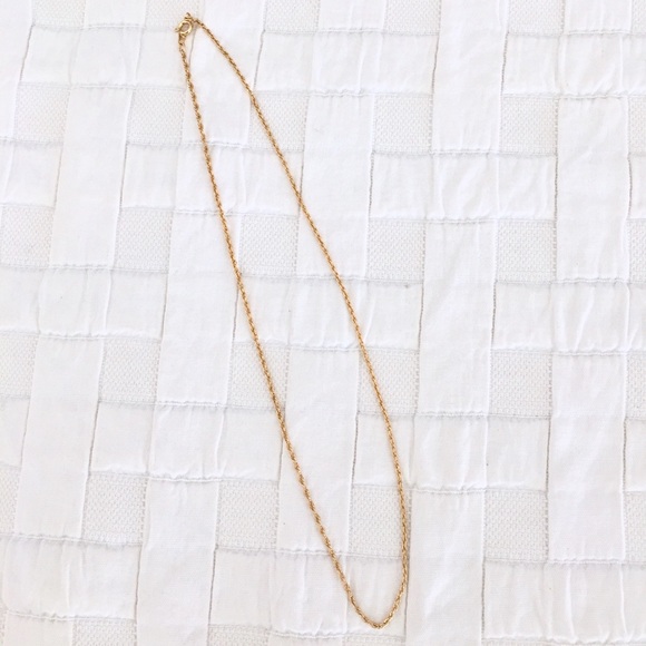 1 Vintage Gold Snake Chain Necklace - Picture 2 of 4